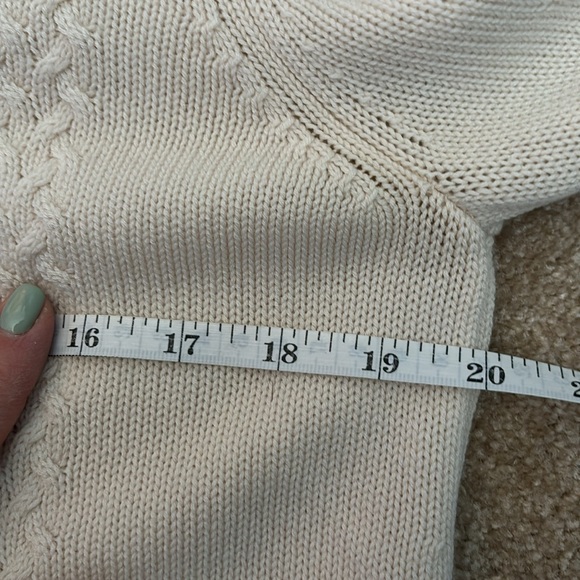 Noel Asmar merino cashmere blend cream sweater - Picture 8 of 8